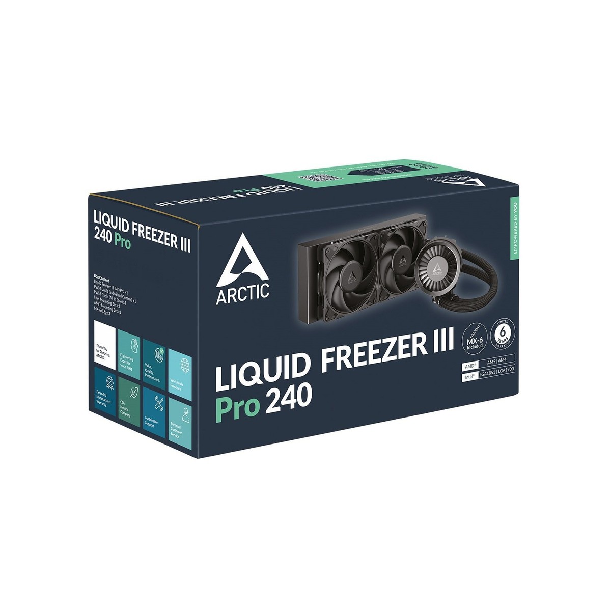 Arctic ACFRE00178A Liquid Freezer III Pro CPU Cooler 240mm 38mm