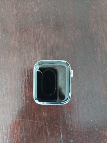 Apple Watch Series 4 44mm Stainless Steel GPS + Cellular FOR PARTS NOT WORKING