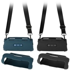 Bicycle Silicone Protective Cover Rod Belt Shoulder Strap for JBL Flip 7 Speaker