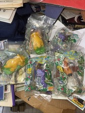 Lot of 13 Burger King 1998 Land Before Time Sealed Toy Figures