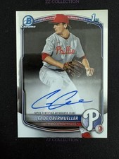 2025 Bowman Draft Cade Obermueller 1st Bowman Chrome Prospect Autograph -LYQ
