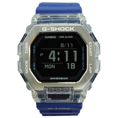 CASIO G SHOCK GBX 100S 2JF Quartz 20 ATM Water Resistant Resin Skeleton Digital