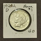1922-D $1 Peace Dollar