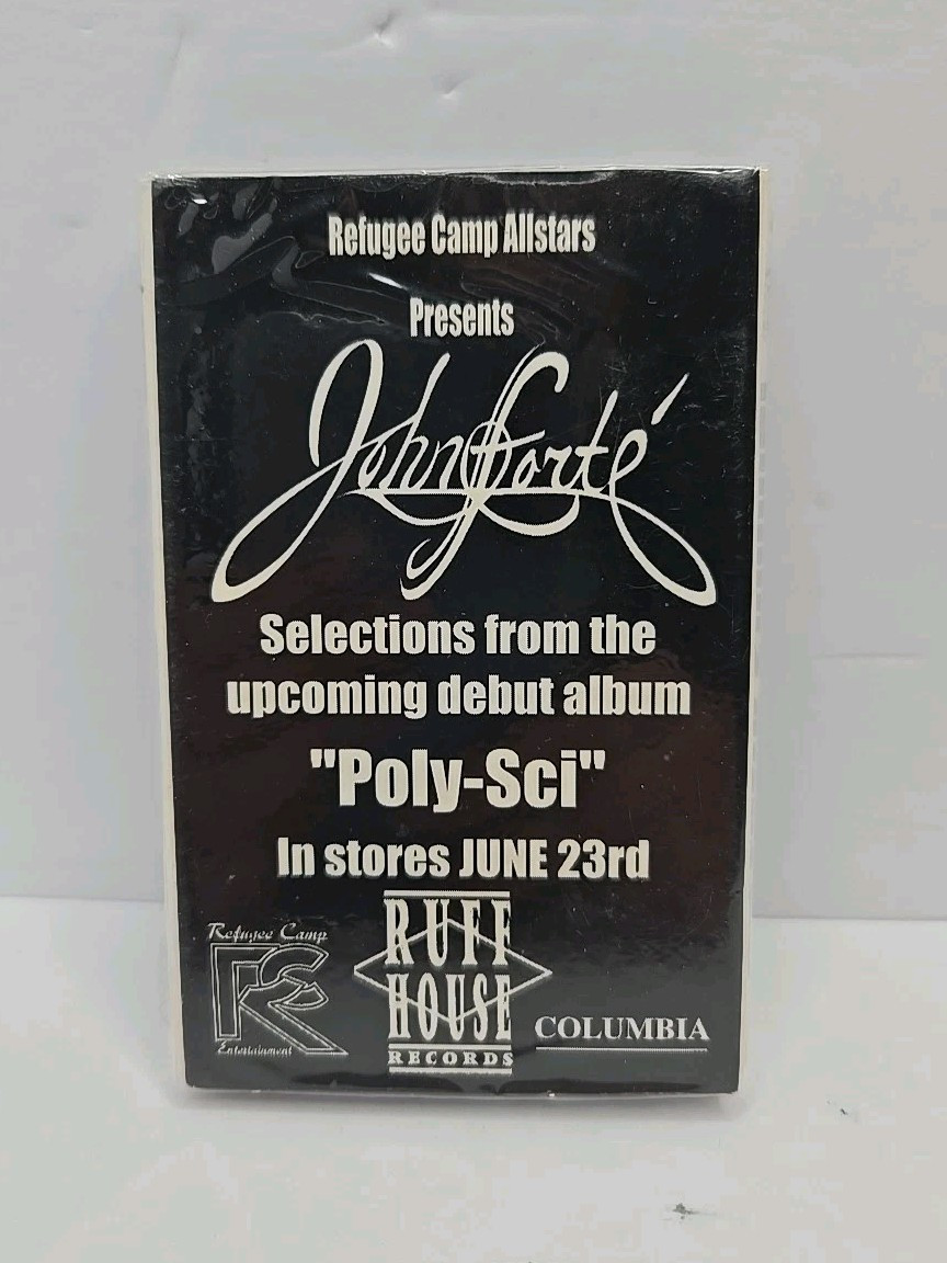 John Forte Sampler - Poly-Sci (Cassette, 1998) - Promo Hip Hop - New Sealed