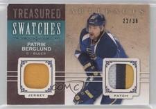 2014-15 Upper Deck Artifacts Green Jersey/Patch 22/36 Patrik Berglund Patch 0c3