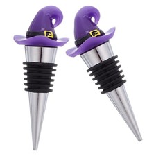 2 Pcs Unique Bottle Stopper Beverage Sealer Fun Wine Accessories