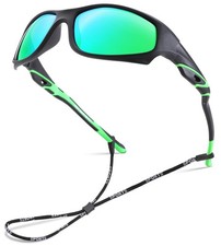 Nulooq Kids Baseball Polarized Sunglasses Unbreakable Flexible Youth Sports