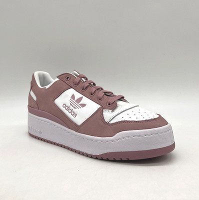 adidas Originals Forum Bold White/Pink Strata Sneakers Shoes Women's Sz 10