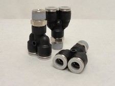 209707 New-No Box; Festo QSY-3/8-3/8-U Lot-3; Y-Fitting 153746; 3/8"Tube x 3/8NP