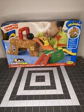 NEW IN BOX FISHER PRICE LITTLE PEOPLE WHEELIES PLAY N GO CONSTRUCTION SITE SET 