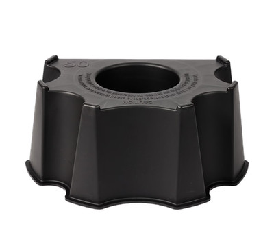 Flat Back Rain Barrel Stand, Compatibility, Eco-Friendly, Black Color