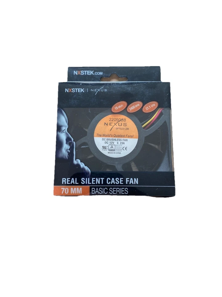 Nexus 70mm Real Silent Case Fan 220503A SP702512M DC Brushless Fan  - Image 3 of 4