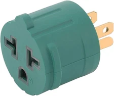 NEMA 15A to 20A Plug Adapter 5-15P to 5-15/20R 6-15/20R AC Power Converter ETL