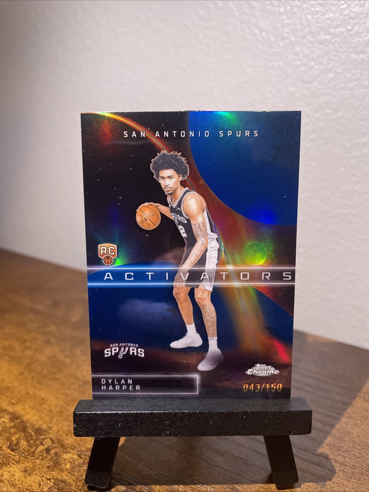 2025-26 Topps Chrome - Activators Dylan Harper #AC-12 Blue Refractor /150 (RC)