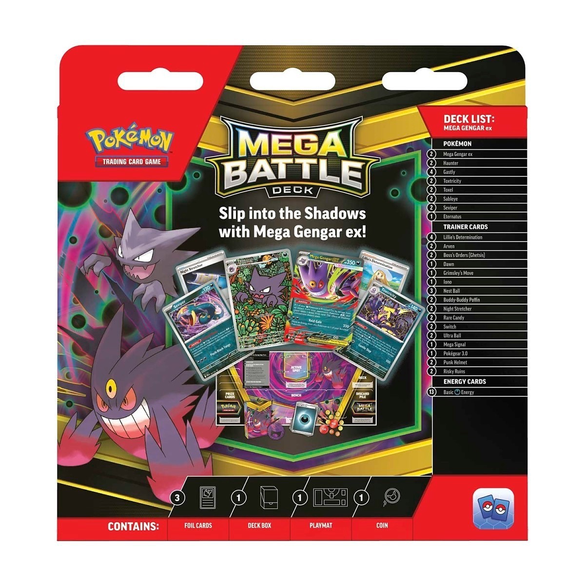 Mega Battle Deck - Mega Gengar ex Box Set Haunter Pokemon TCG