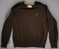 Penguin Men's Size XL Black Pull Over Sweater Long Sleeve With Penguin Logo.