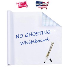 Dry Erase Whiteboard Sticker 18x79 Peel Stick Removable Wall Decal with Marker