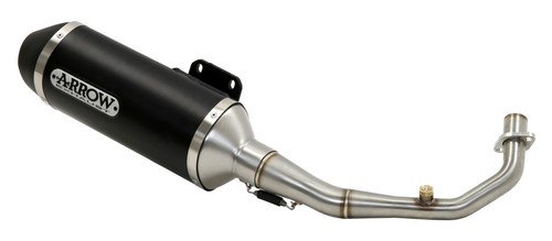 SILENCIADOR URBAN ARROW ALUMINIO OSCURO PARA PIAGGIO PARA VESPA GTS 125I.E. 2008 - Imagen 1 de 6