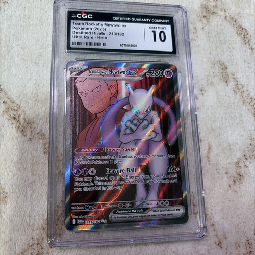 Team Rocket's Mewtwo ex graded CGC 10 for sale on eBay