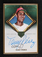 2023 Topps Gilded Collection Emerald 11/25 Tony Perez Pérez Auto HOF 10no
