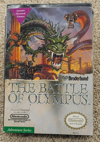 Nes Nintendo Battle of Olympus, probado en caja original (26222)