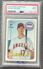 2018 Topps Heritage #600 SHOHEI OHTANI Rookie Card RC PSA 9 MINT w/ tracking