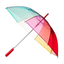 Childrens Rainbow Umbrella Clear
