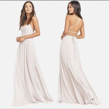 Show Me Your MuMu Godshaw Goddess Gown Dress Size XL Show Me The Ring Crisp