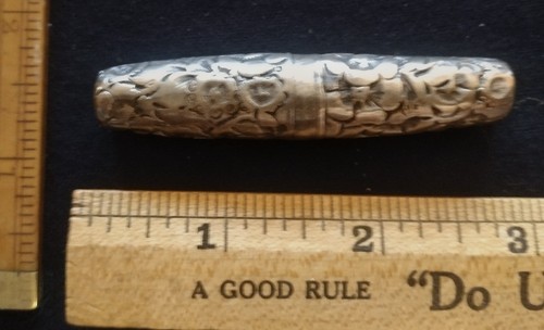 BOUCHON DE POCHE ARGENT STERLING ENTIÈREMENT POINÇONNÉ EXCELLENT ÉTAT DE FONCTIONNEMENT  - Photo 4/5