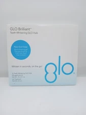 GLO Science Teeth Whitening Gel 10 Pack Gel Vials & 1 Lip Care New Exp 10/25