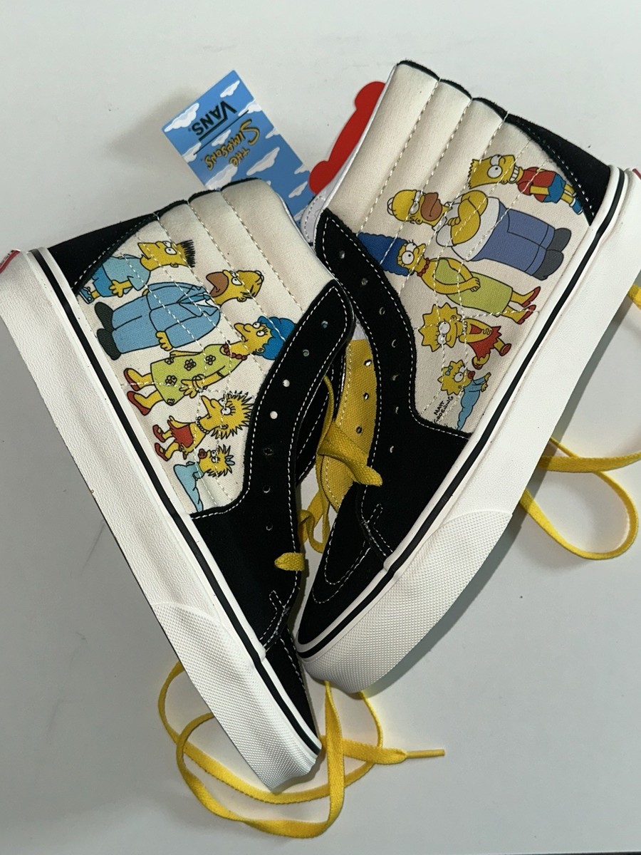Vans X The Simpsons 1987-2020 Sk8 Hi & Bart Chukka Pro Shoes 