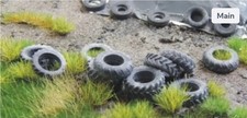 Juweela Old Tractor Tires 28235 HO SCALE