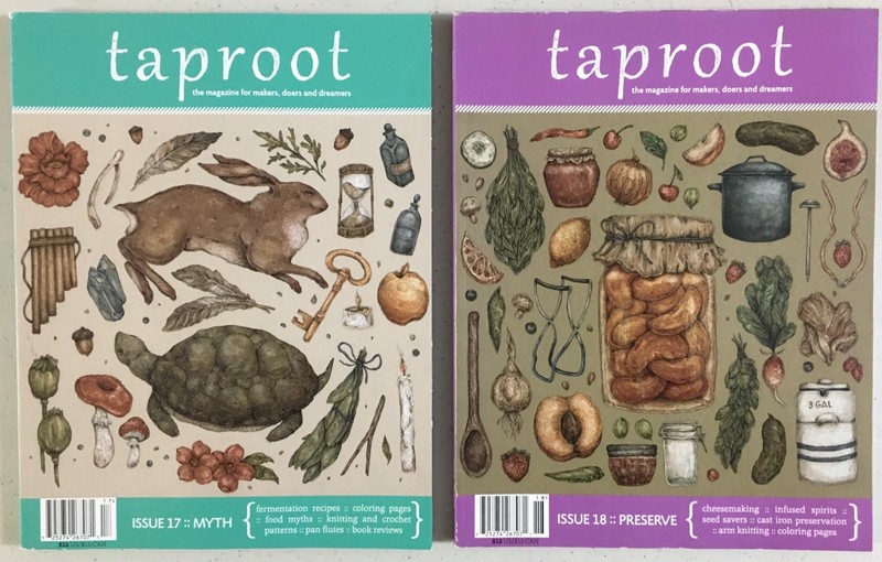 taproot magazine - LOT of SIX - issues 17 to 22