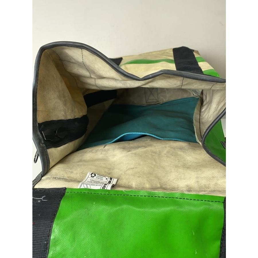 FREITAG PVC green White back pack Men's outdoor casual authentic image 6