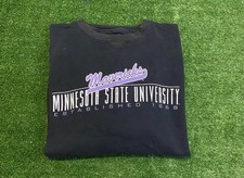 Vintage Minnesota State Mavericks sweatshirt mens 2XL black oversize crewneck