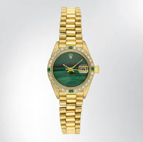 1978 Rolex Oyster Perpetual DateJust Watch 18K Yellow Gold w/Diamonds Ref.6917