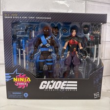 G.I. Joe Classified 6 Action Figure Ninja Force 2-Pack - Snake Eyes & Kim Jinx