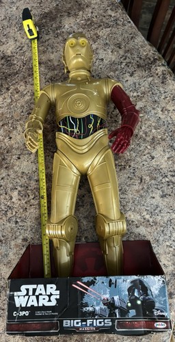 2016 Jakks Pacific Big Figs Star Wars Force Awakens C-3PO 31" Figure Massive NEW - Picture 2 of 7