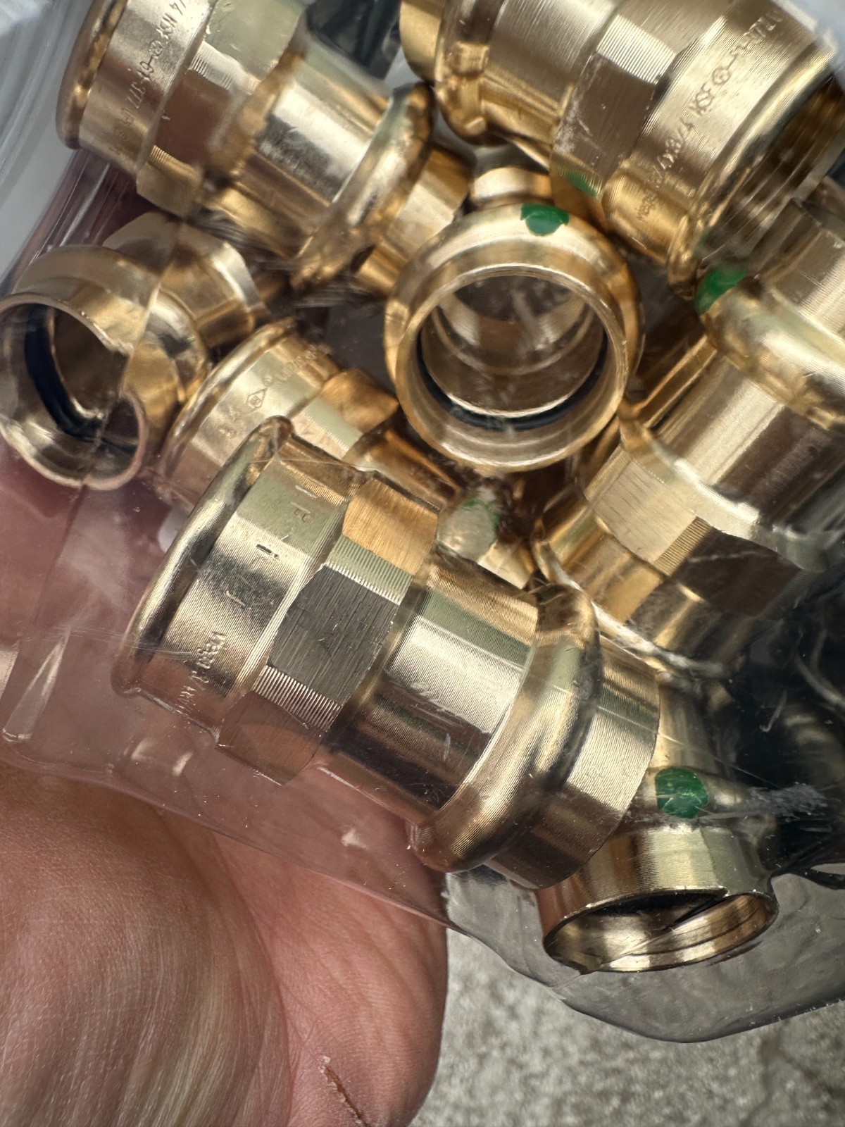 Viega ProPress Brass Adapter 3/4" Press Fittings Female NPT Pack of 10 Per 1 Box