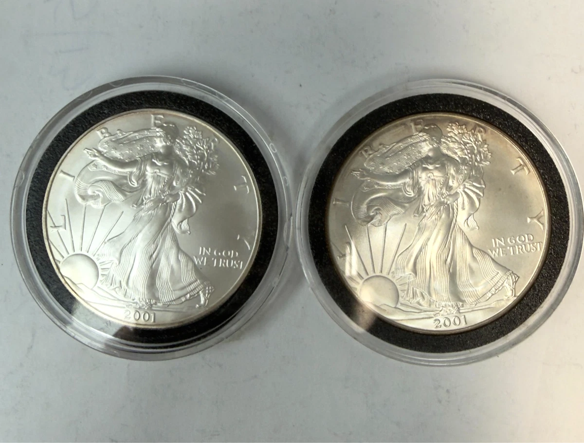 American Eagle 2001 U.S. Mint Silver Bullion Coins for sale | eBay