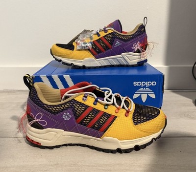 Adidas x Sean Wotherspoon EQT Support 93 Bold Gold/ Purple GX3893 Size 9.5 New