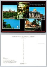 Georgetown Washington DC Multi-View Postcard - University Mall Shops 1980s