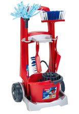 Theo Klein 6741 Vileda Besenwagen Mit Wischmop Eimer Besen Putzset ab 3 Jahren