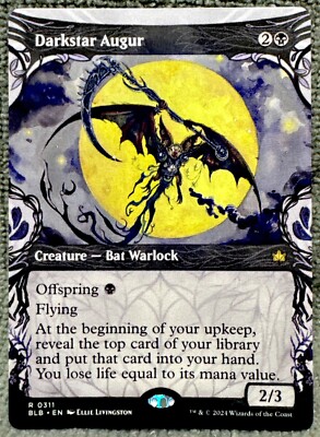 Darkstar Augur - Showcase- Bloomburrow #311 Rare MTG Regular