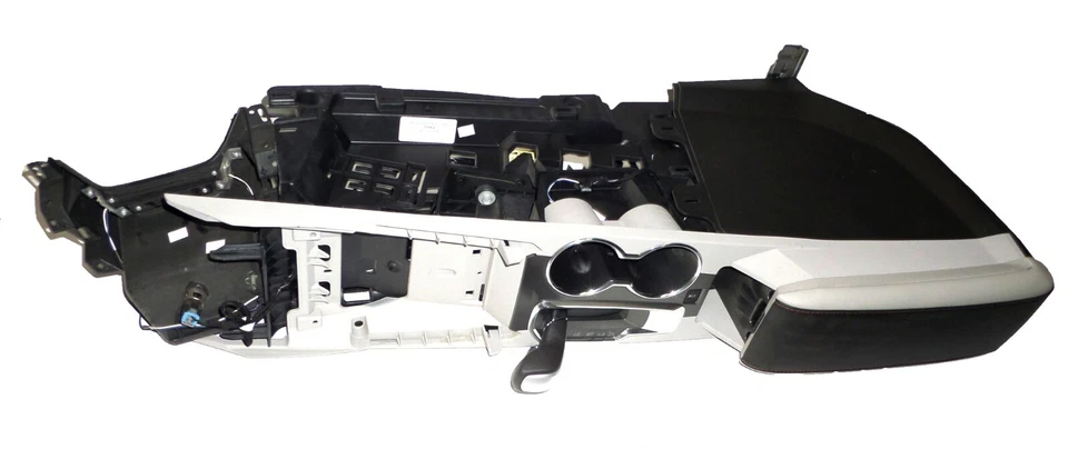 Chevrolet Equinox 2010-2015 nuevo OEM consola de piso gris marrón puntadas rojas cacao Foto 4 de 4