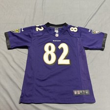 Nike Baltimore Ravens 82 Smith Youth Jersey Size Large Purple