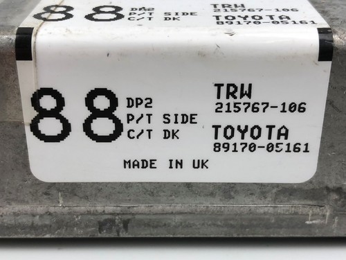 2005 Toyota Avensis t25 SRS Safety Sensor Control Module 8917005161 - Picture 3 of 7