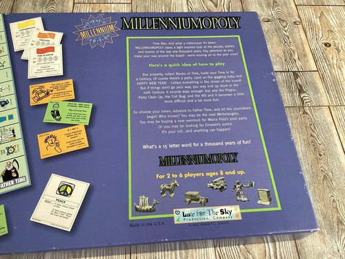 Millenniumopoly Board Game - The Game That Took A Thousand Years To Create  - Picture 18 of 22