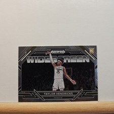 2023-24 Prizm Draft Basketball Taylor Hendricks base Widescreen RC card # 2
