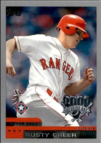 2000 Topps Opening Day Rusty Greer Texas Rangers #144 | eBay